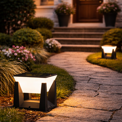 Solar Glow Outdoor Lamp