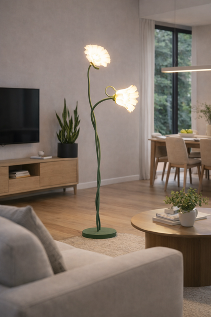 Casari Floral Floor Lamp
