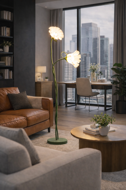 Casari Floral Floor Lamp