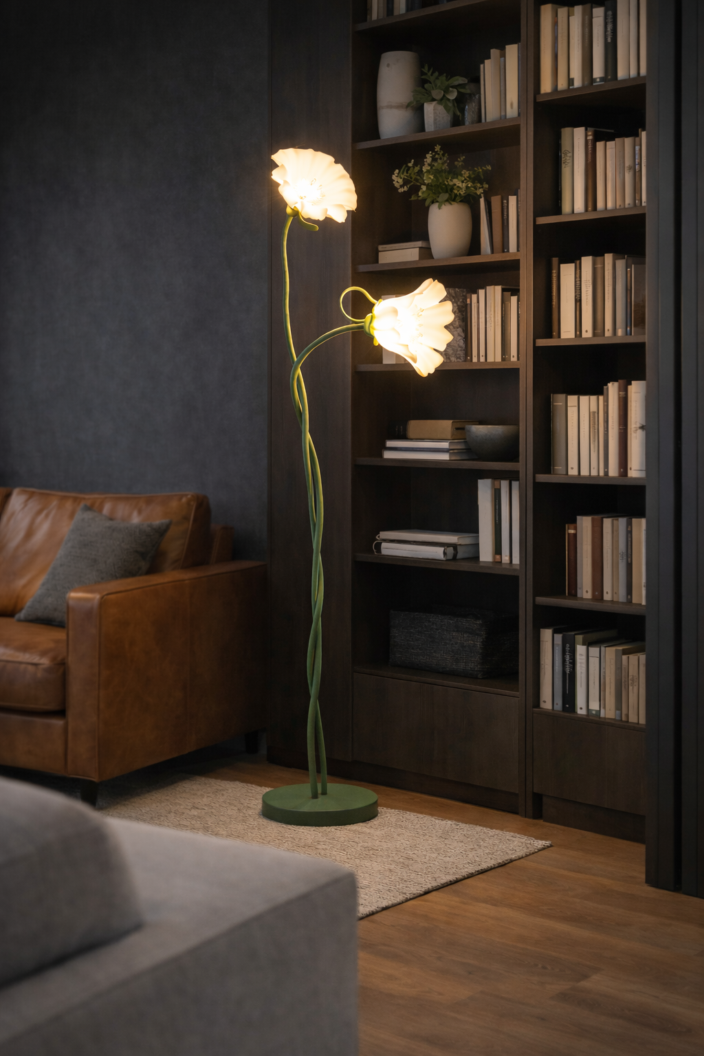 Casari Floral Floor Lamp