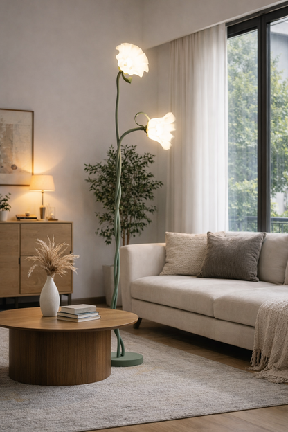 Casari Floral Floor Lamp